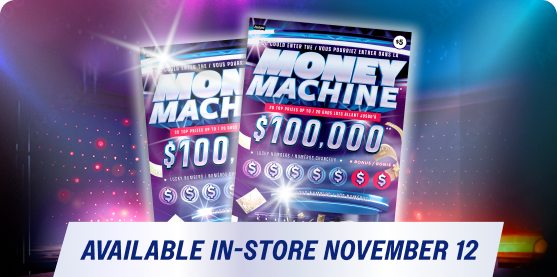 Money Machine. AVAILABLE IN-STORE STARTING NOVEMBER 12