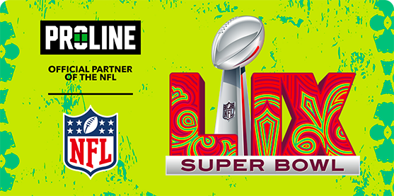 PROLINE Official partner of NFL.